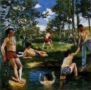 Frederic Bazille Summer Scene oil painting picture wholesale